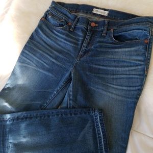 Madewell Drop Hem Skinny Jeans - like new